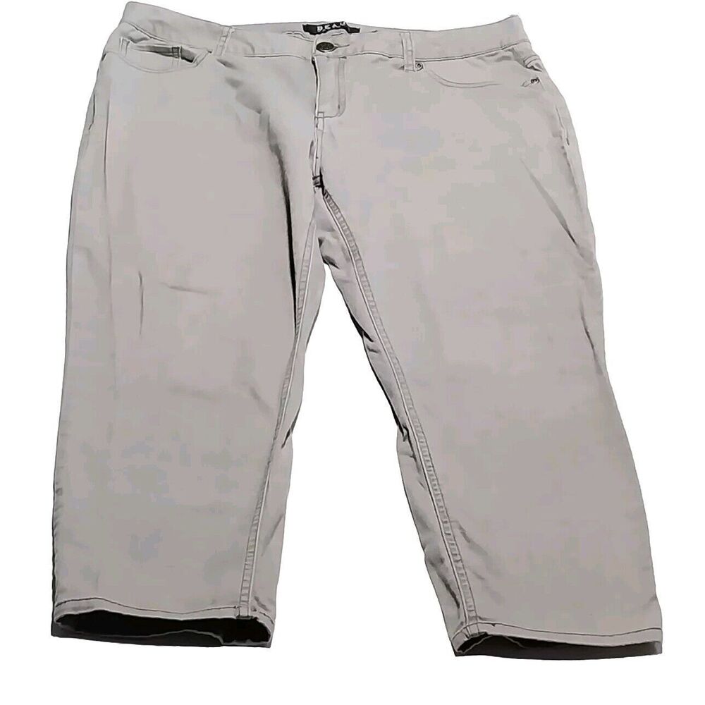 Stretch Jeans Womens 16 Gray Paisley Fade Beau Dawson Cotton Blend Lightweight